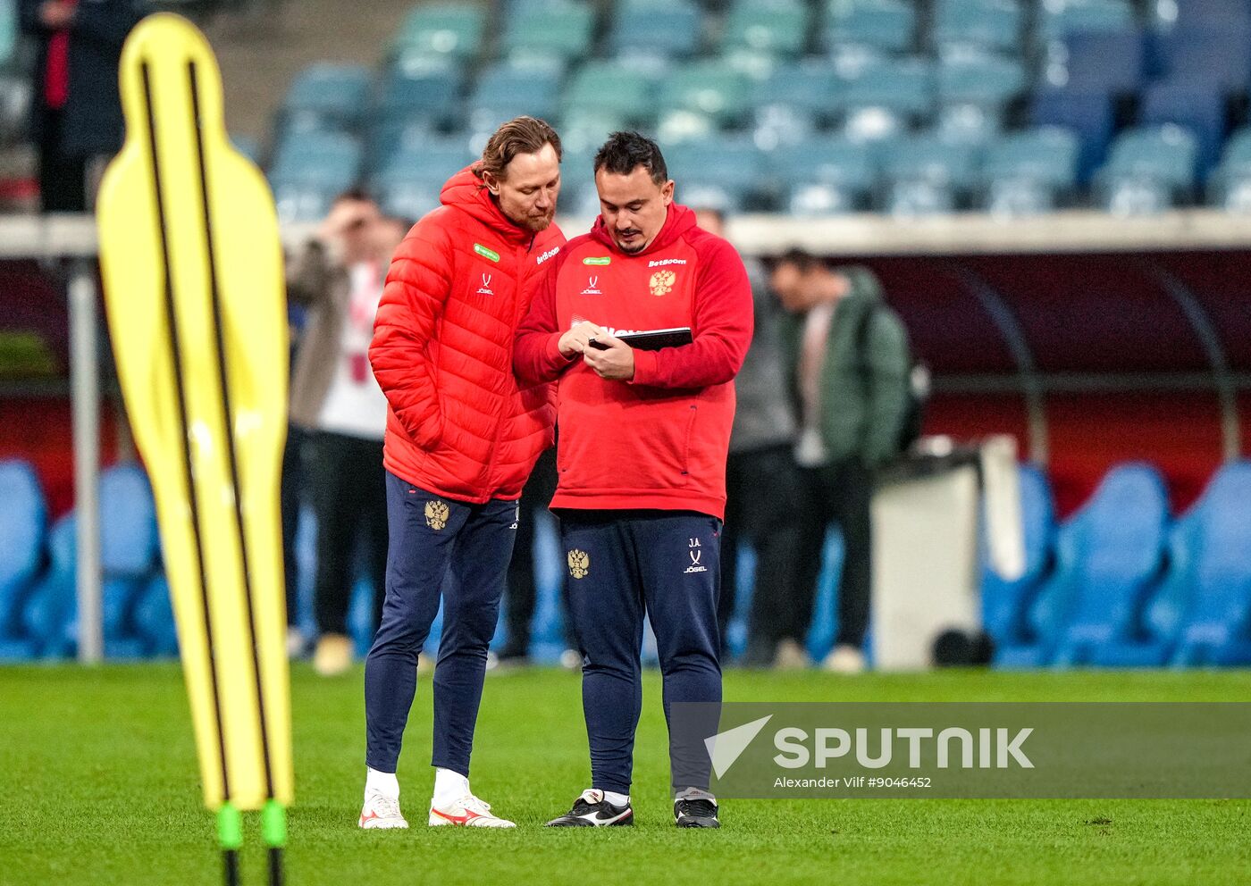 Russia Soccer Friendly Russia Training