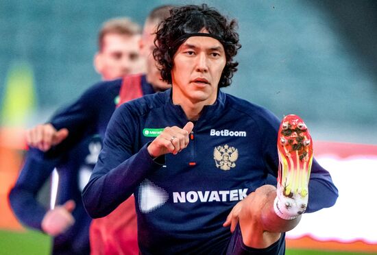 Russia Soccer Friendly Russia Training