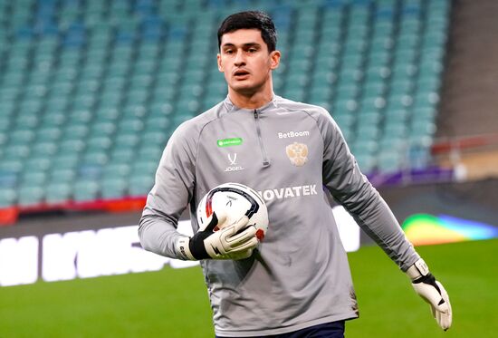 Russia Soccer Friendly Russia Training