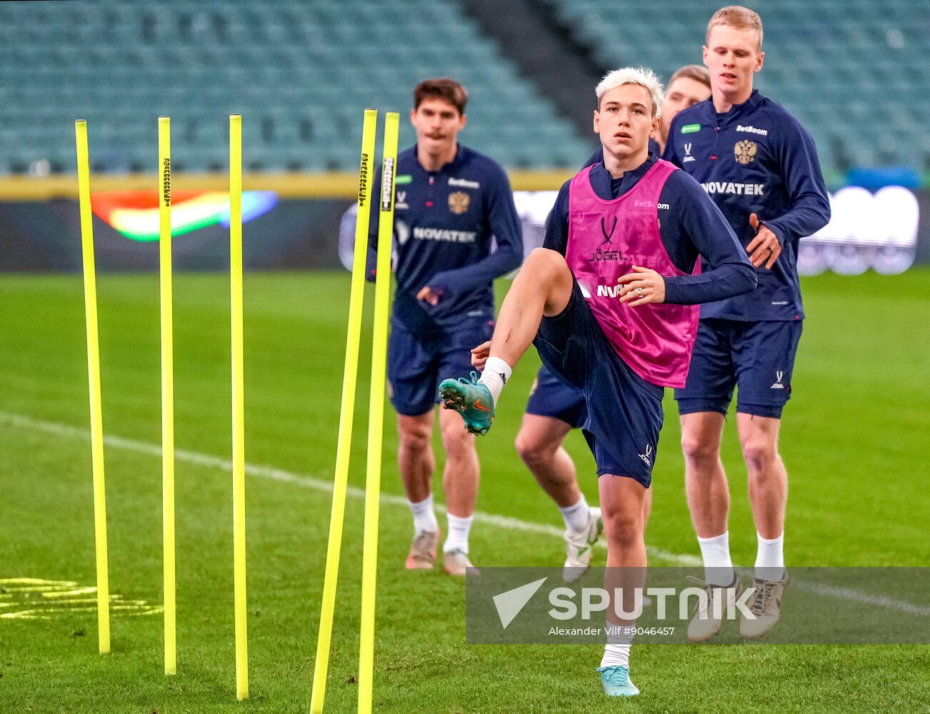 Russia Soccer Friendly Russia Training