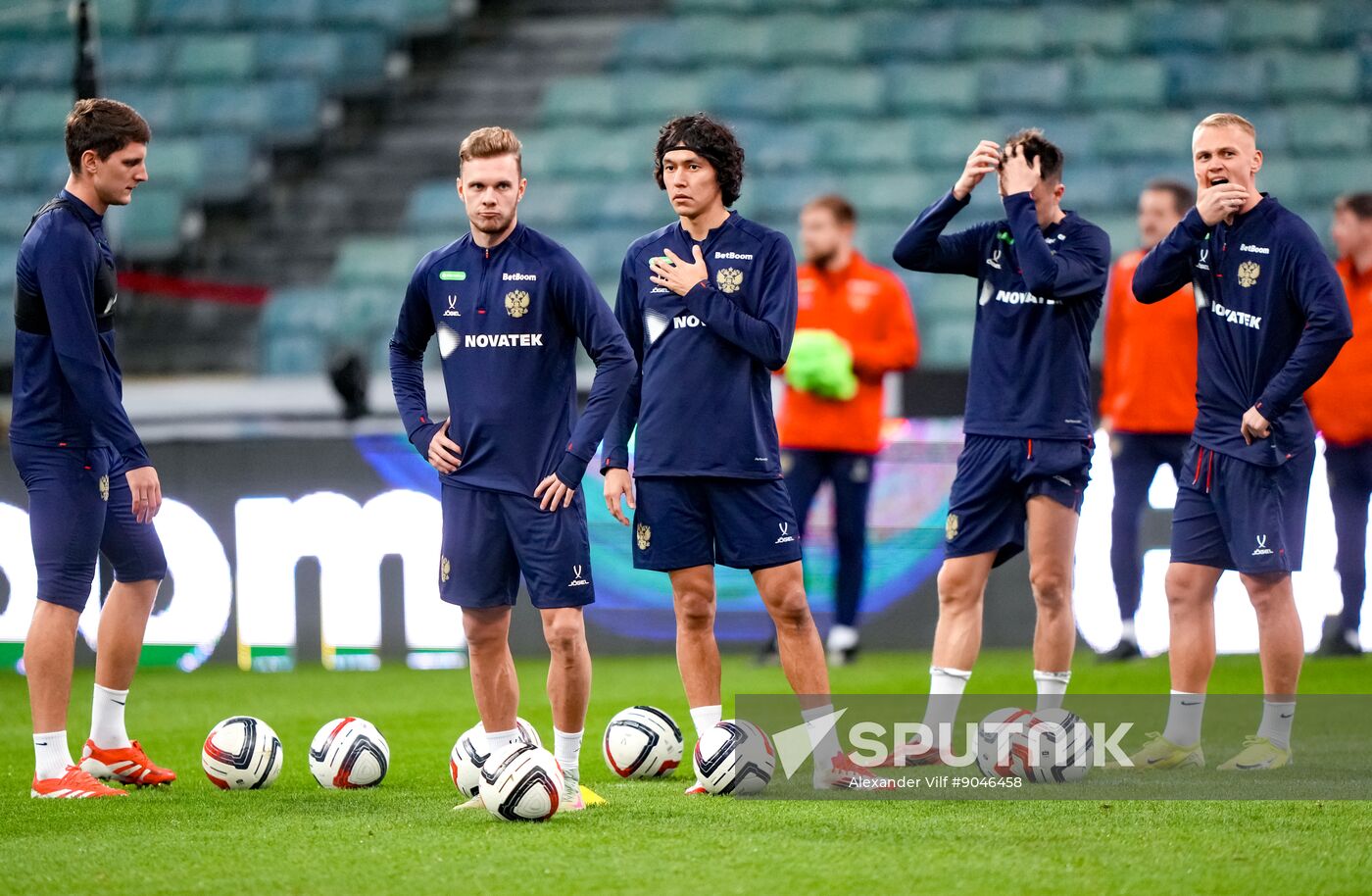 Russia Soccer Friendly Russia Training