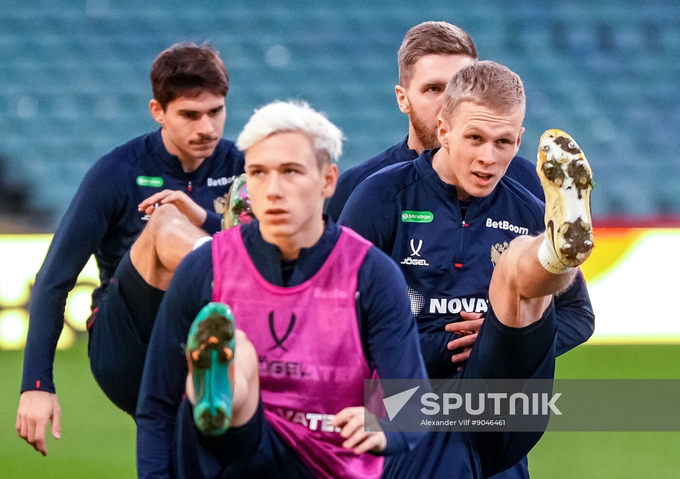 Russia Soccer Friendly Russia Training