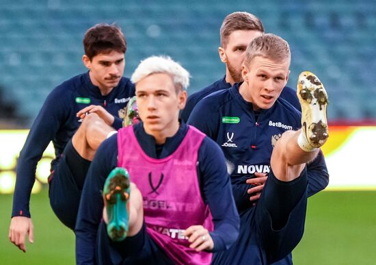 Russia Soccer Friendly Russia Training