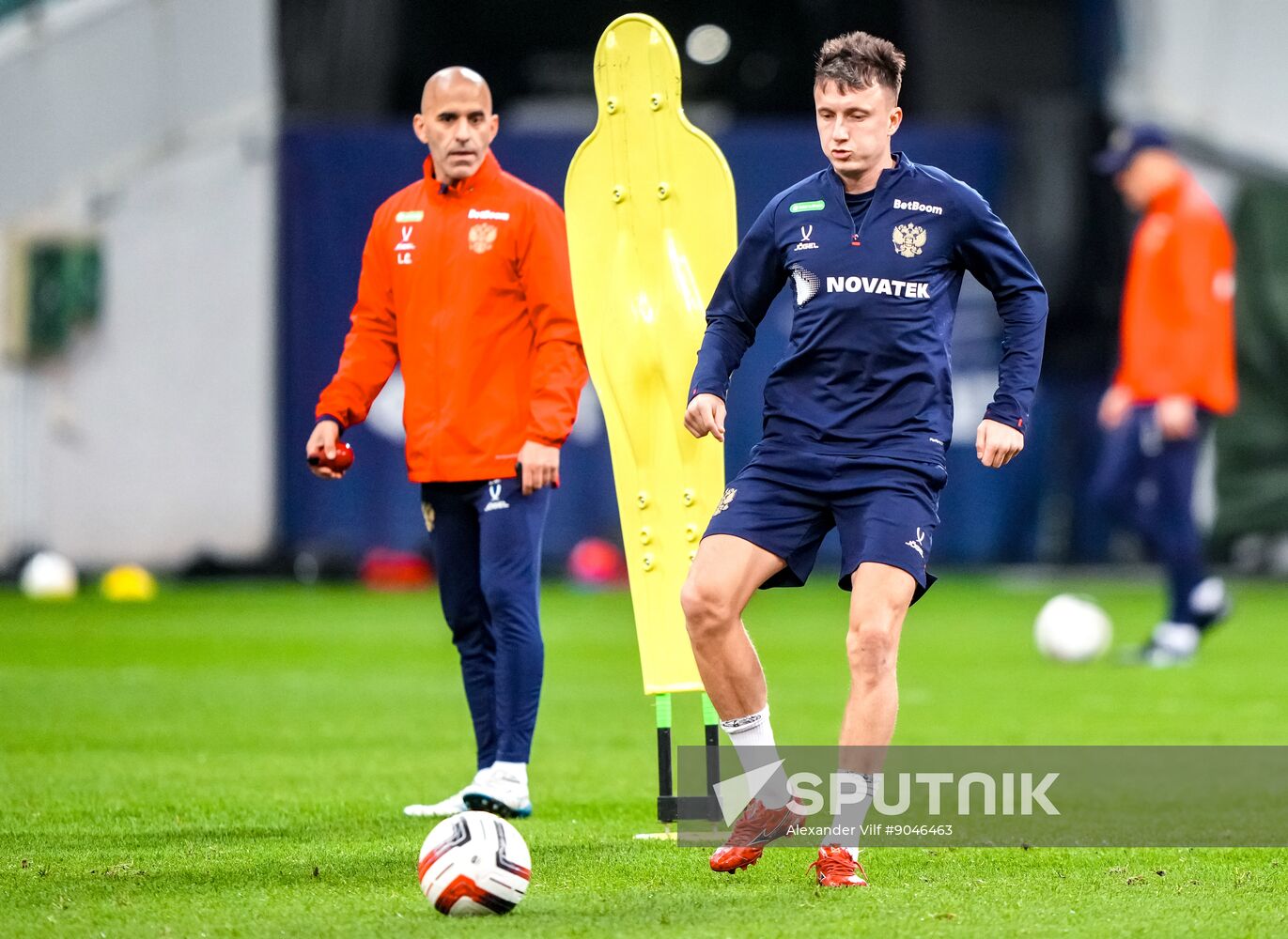 Russia Soccer Friendly Russia Training