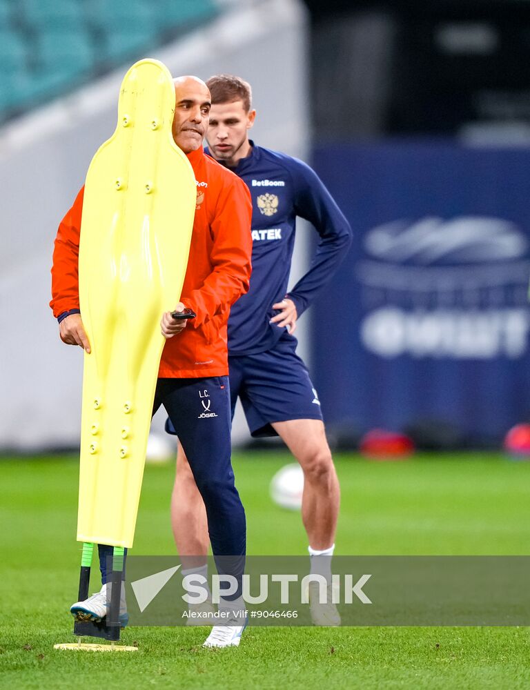 Russia Soccer Friendly Russia Training