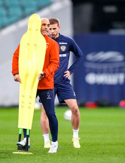 Russia Soccer Friendly Russia Training