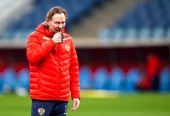 Russia Soccer Friendly Russia Training