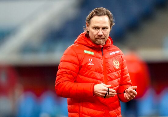 Russia Soccer Friendly Russia Training