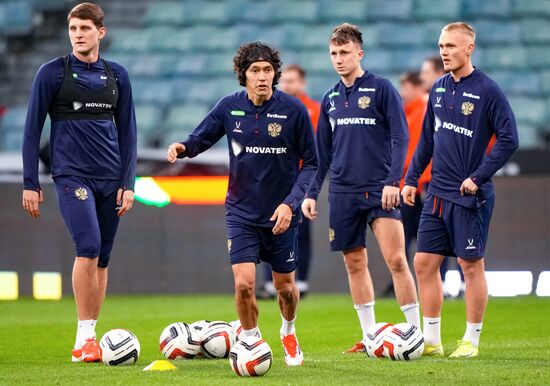 Russia Soccer Friendly Russia Training