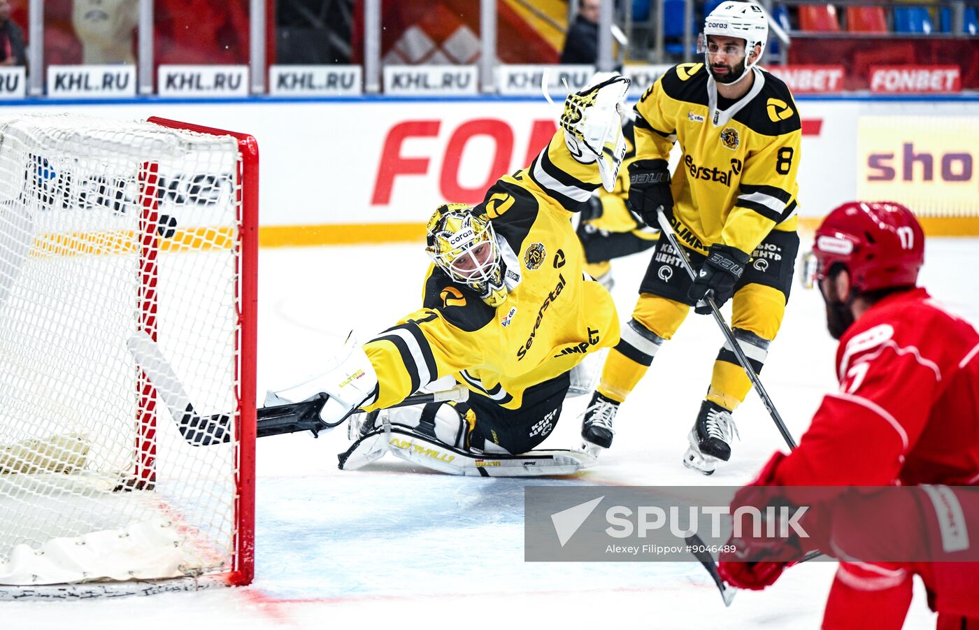 Russia Ice Hockey Kontinental League Spartak - Severstal