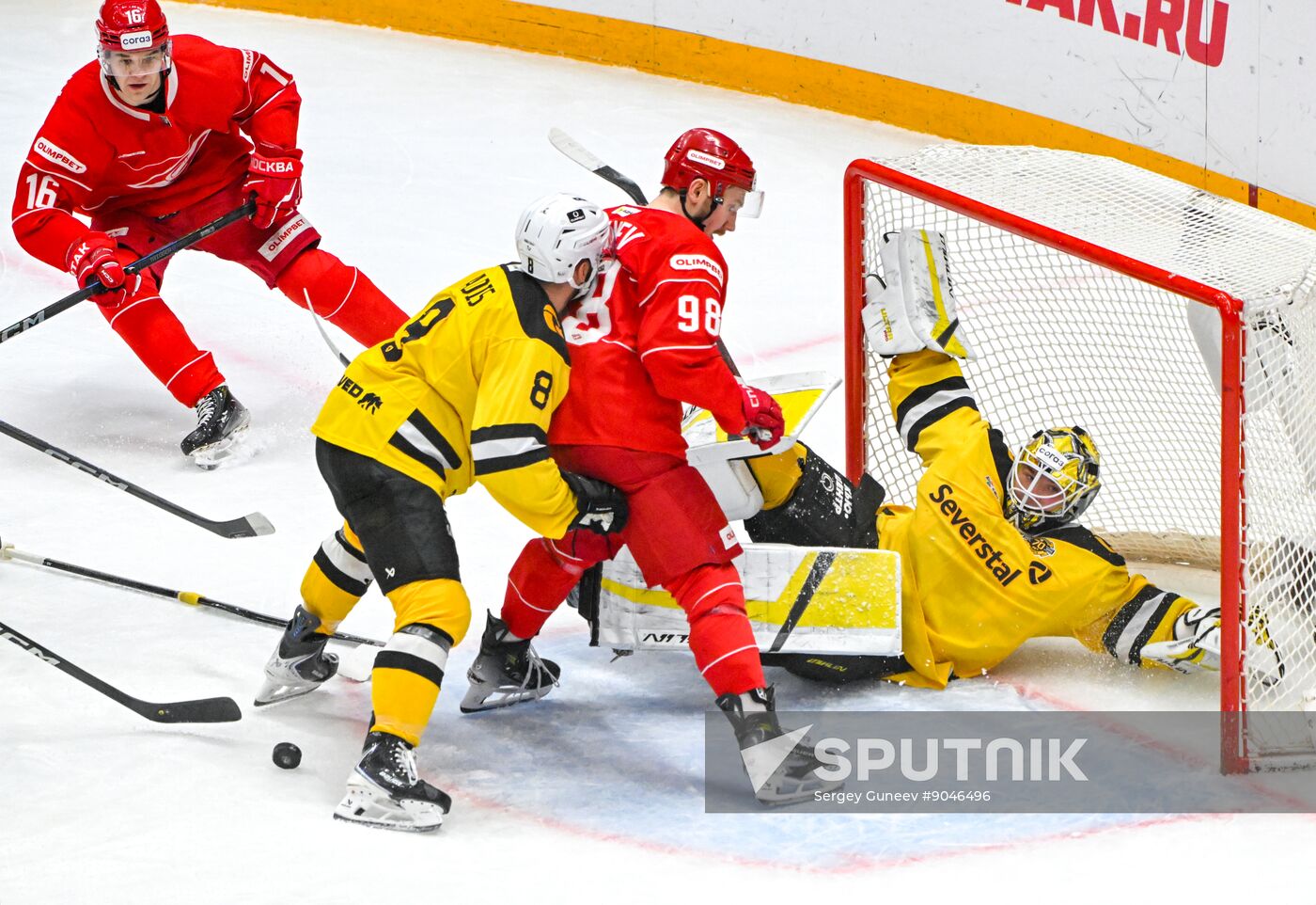 Russia Ice Hockey Kontinental League Spartak - Severstal