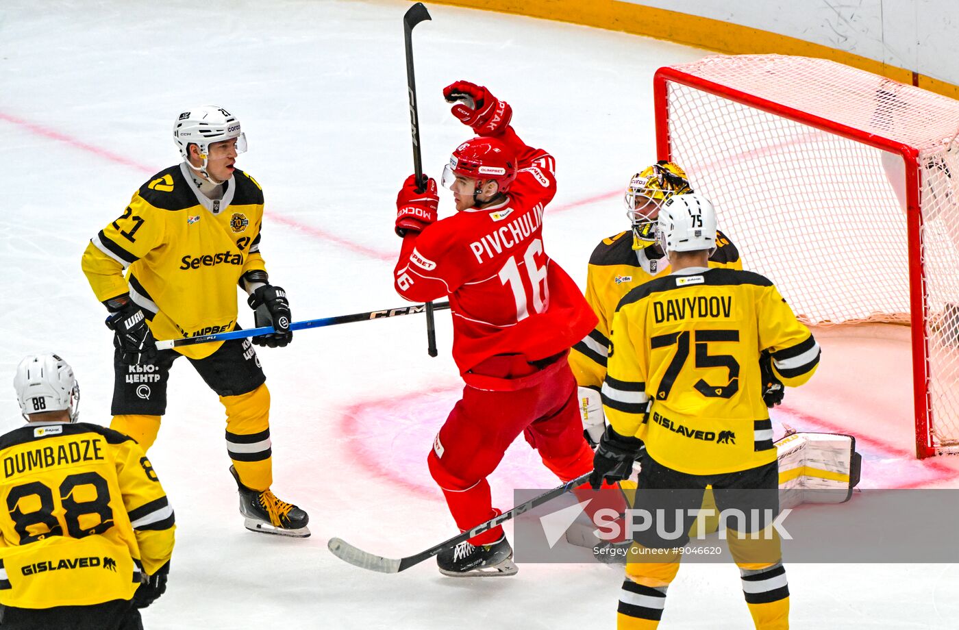 Russia Ice Hockey Kontinental League Spartak - Severstal
