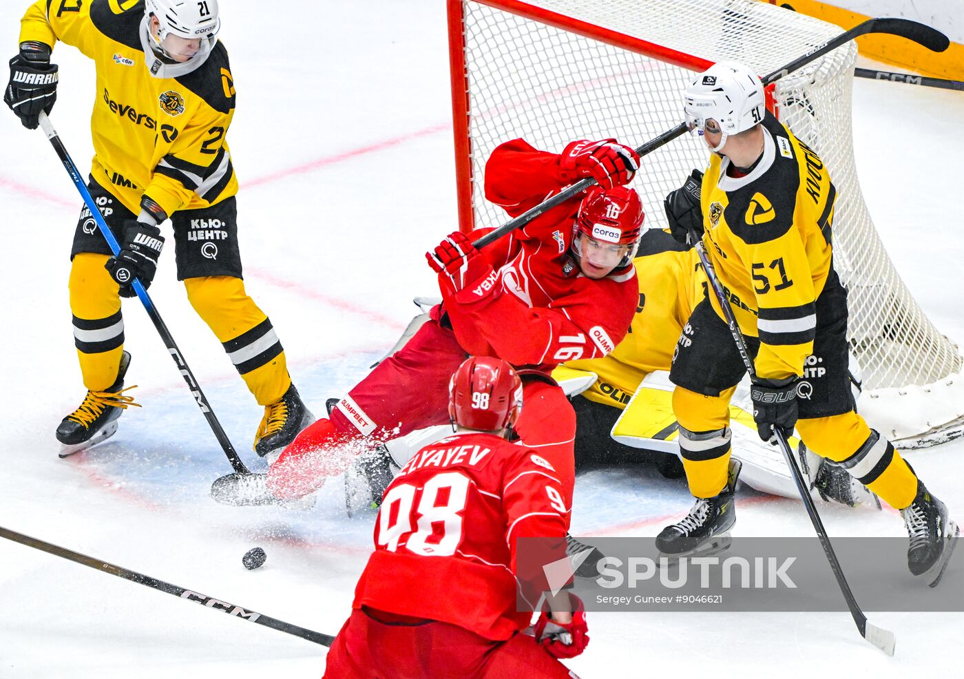 Russia Ice Hockey Kontinental League Spartak - Severstal