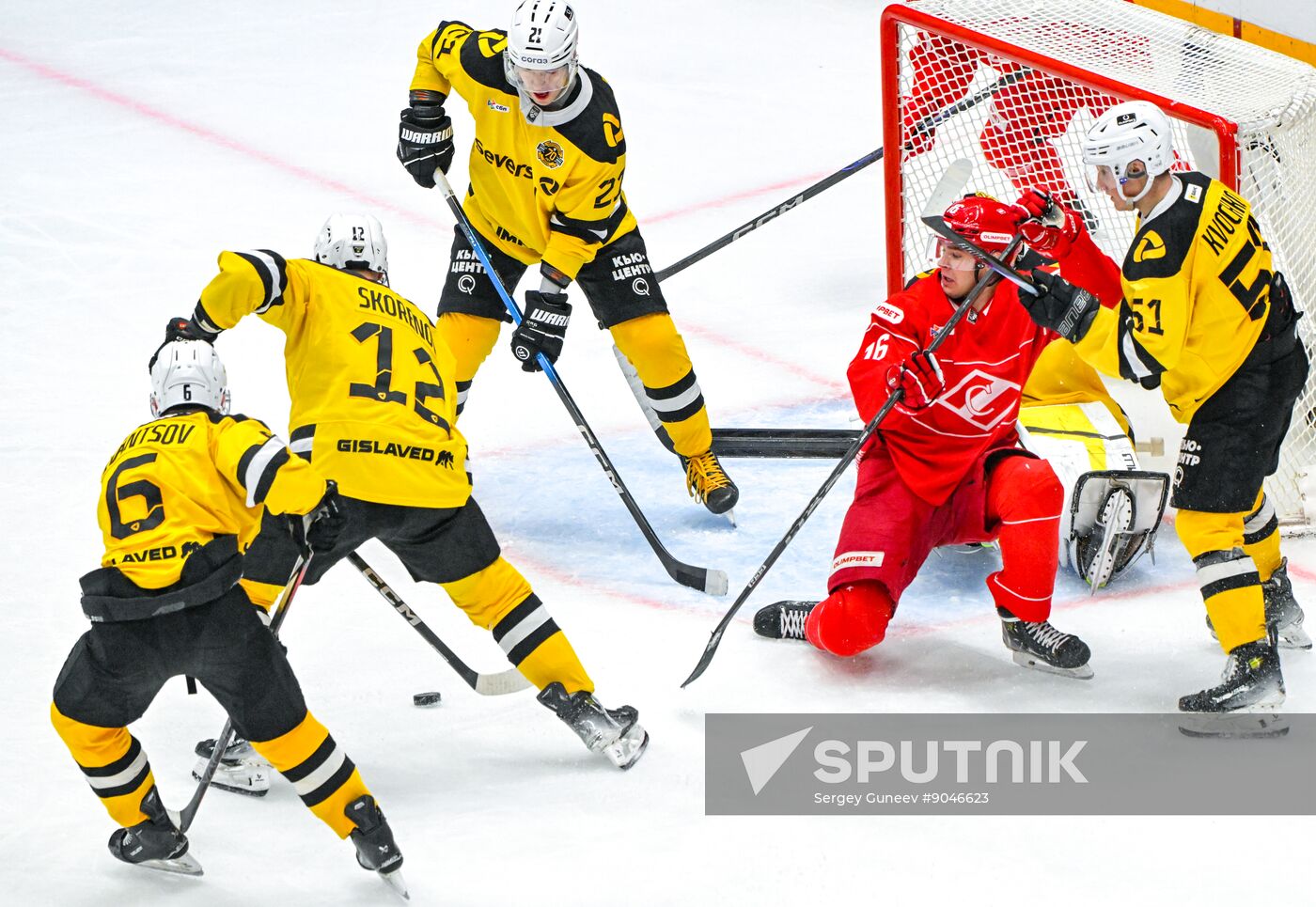Russia Ice Hockey Kontinental League Spartak - Severstal
