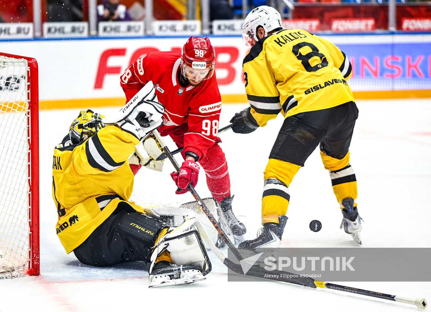 Russia Ice Hockey Kontinental League Spartak - Severstal