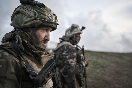 Russia Ukraine Military Operation Wolves Battalion