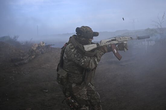 Russia Ukraine Military Operation Wolves Battalion