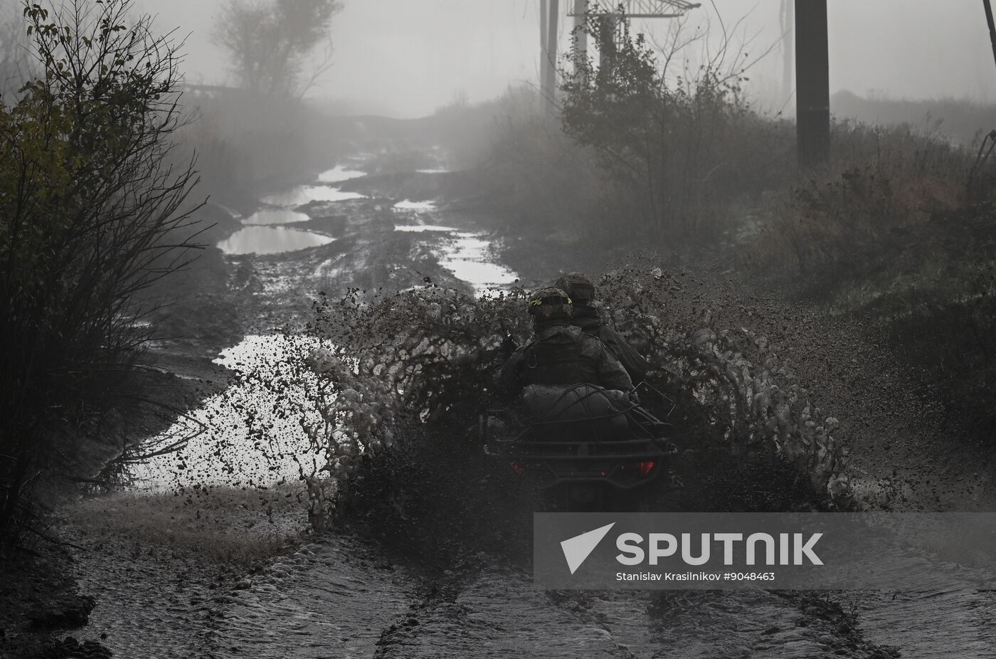 Russia Ukraine Military Operation Front Roads