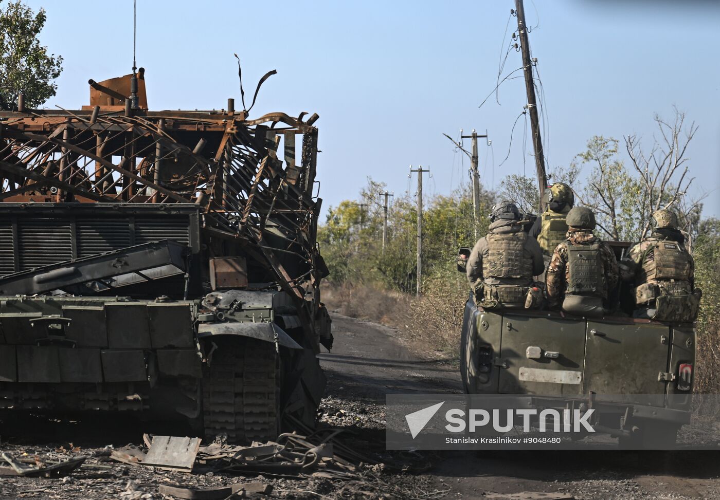 Russia Ukraine Military Operation Front Roads