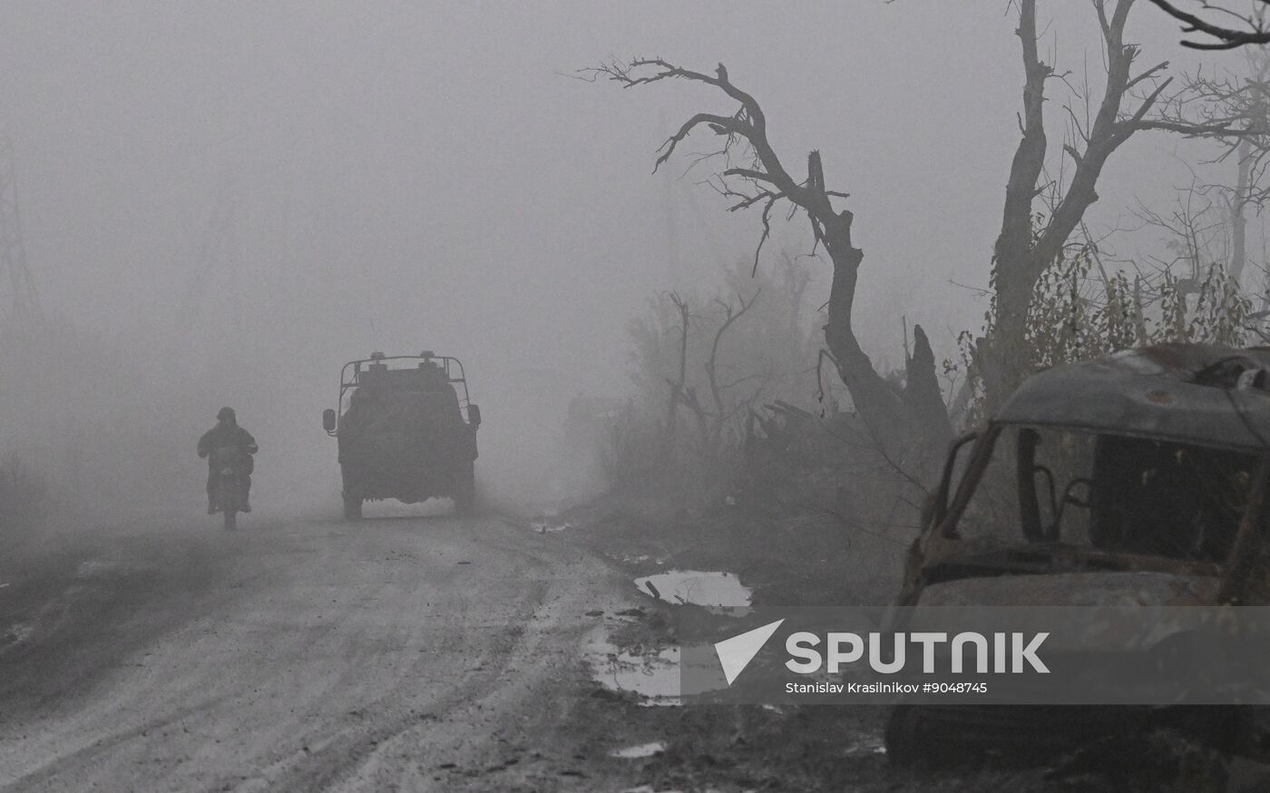 Russia Ukraine Military Operation Front Roads