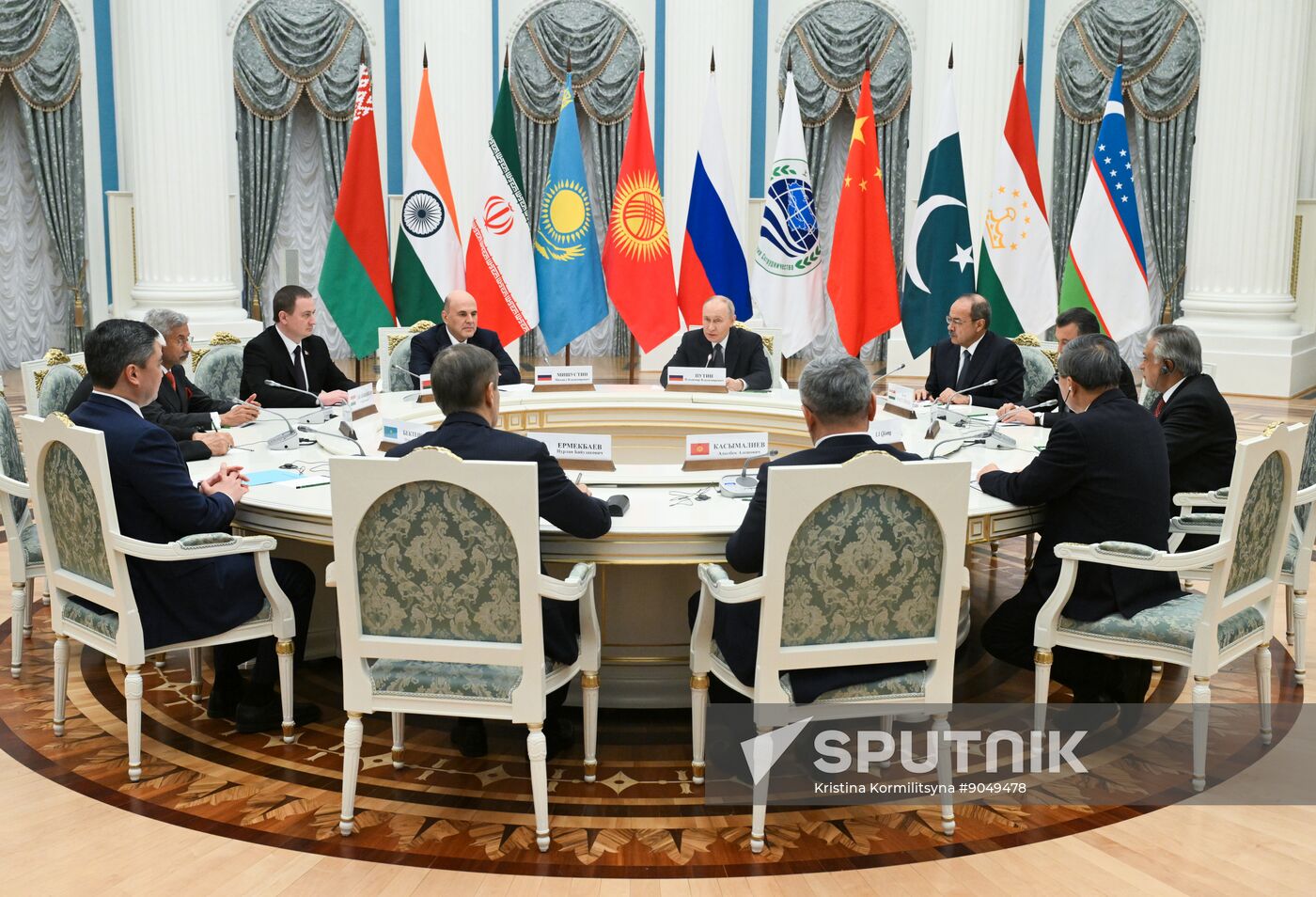 Russia Putin SCO Government Heads