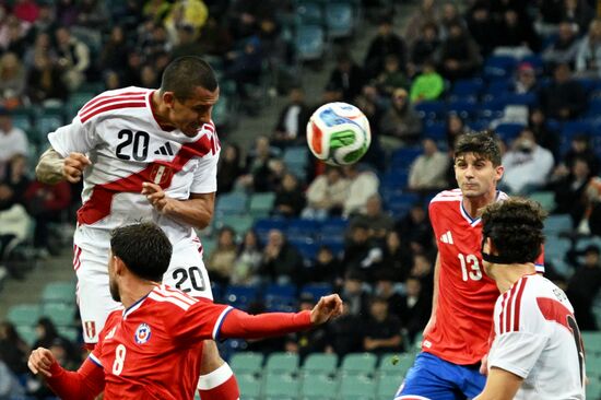Russia Soccer Friendly Chile - Peru