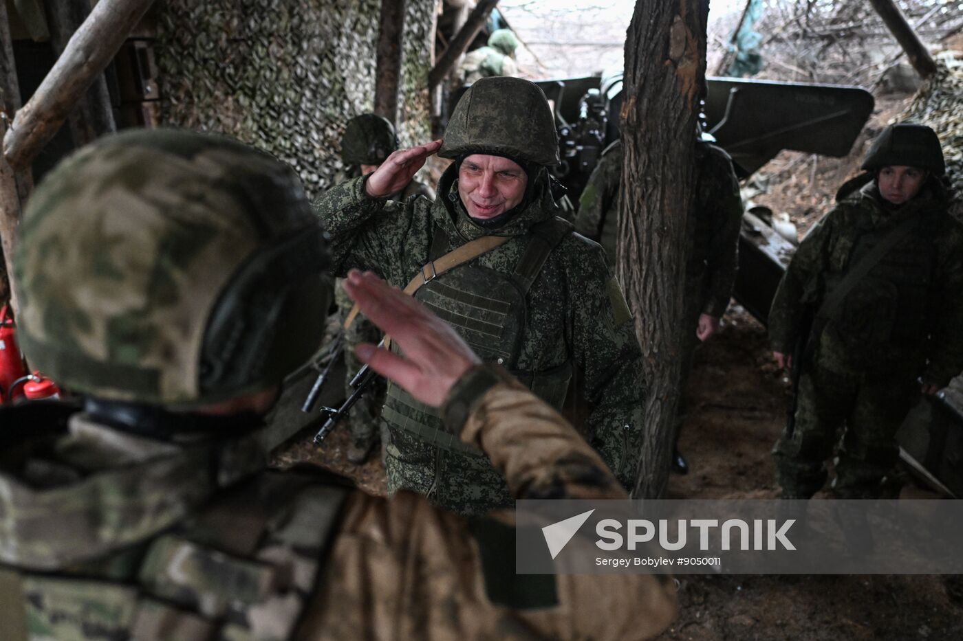 Russia Ukraine Military Operation Artillery Unit