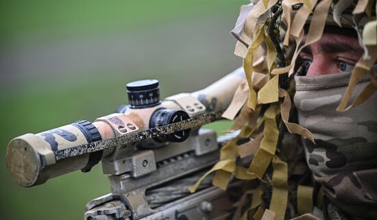 Russia Ukraine Military Operation Snipers Training
