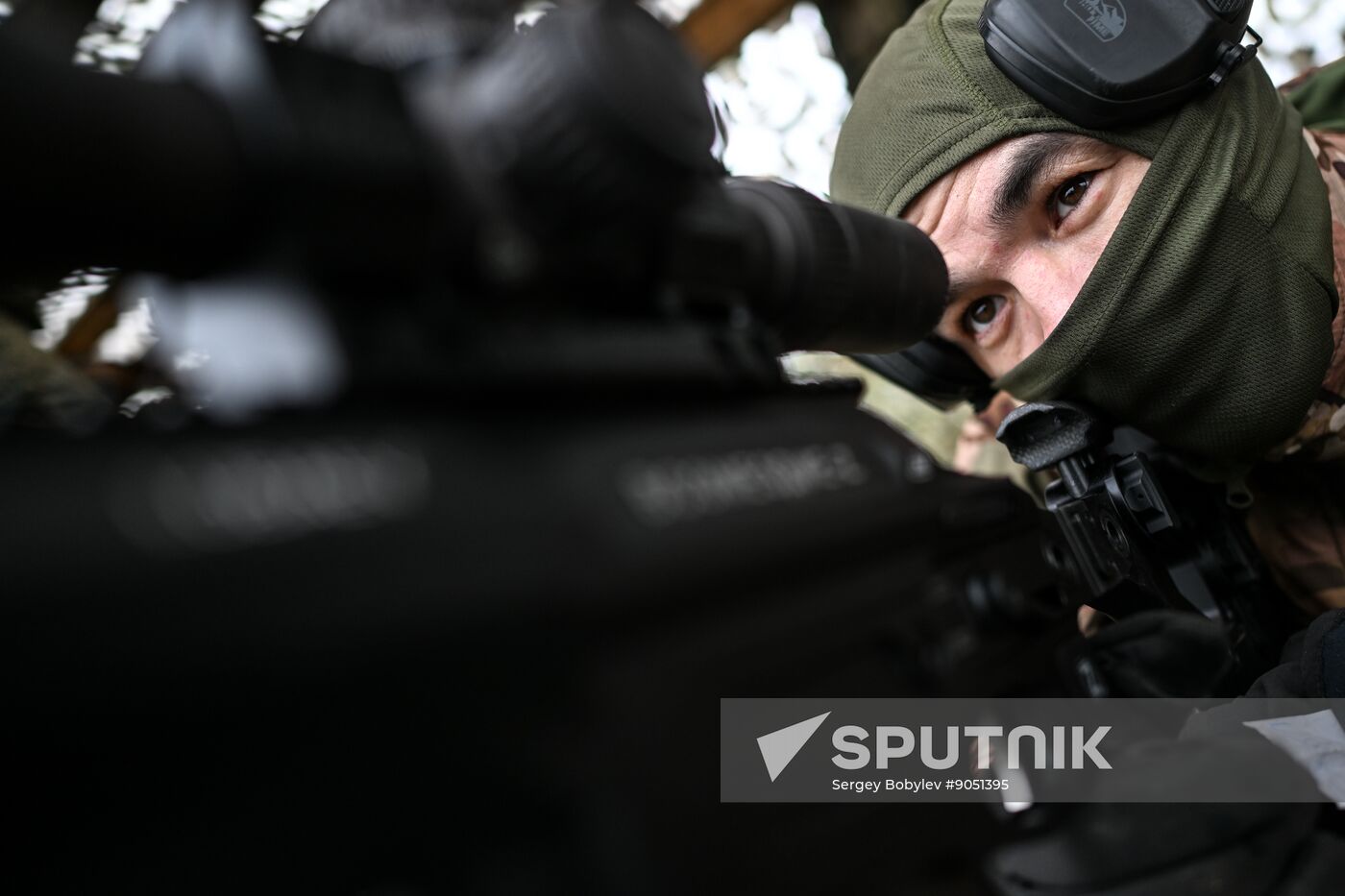Russia Ukraine Military Operation Snipers Training