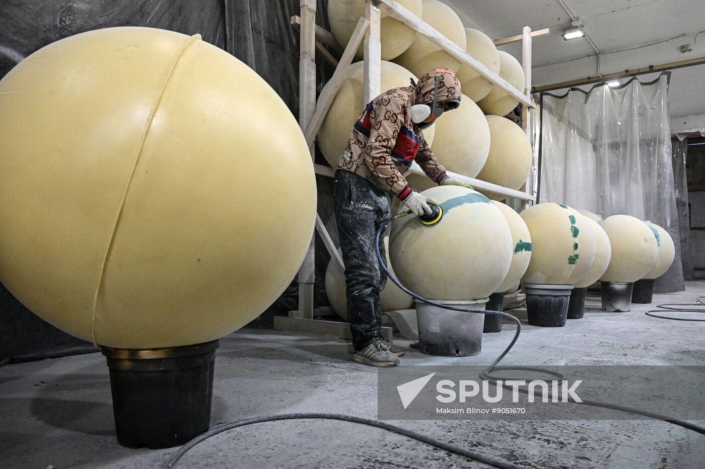 Russia New Year Season Decorations