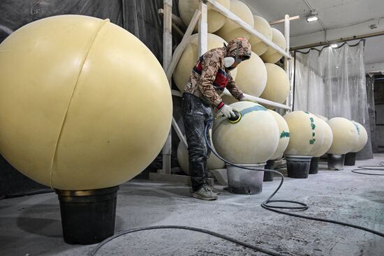 Russia New Year Season Decorations