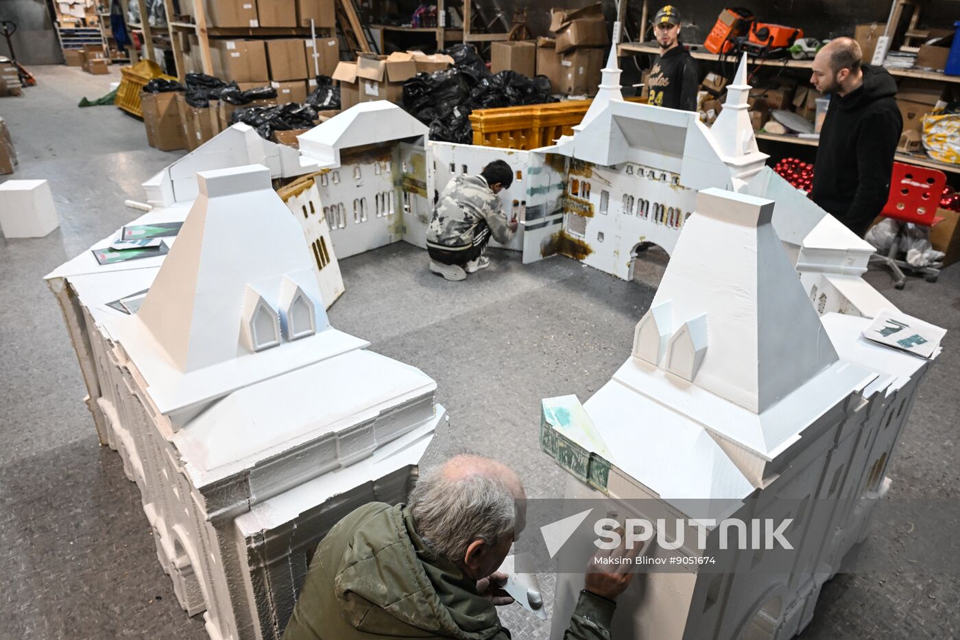 Russia New Year Season Decorations