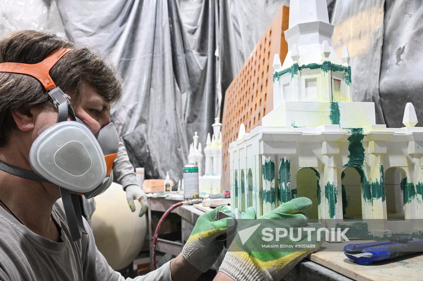 Russia New Year Season Decorations