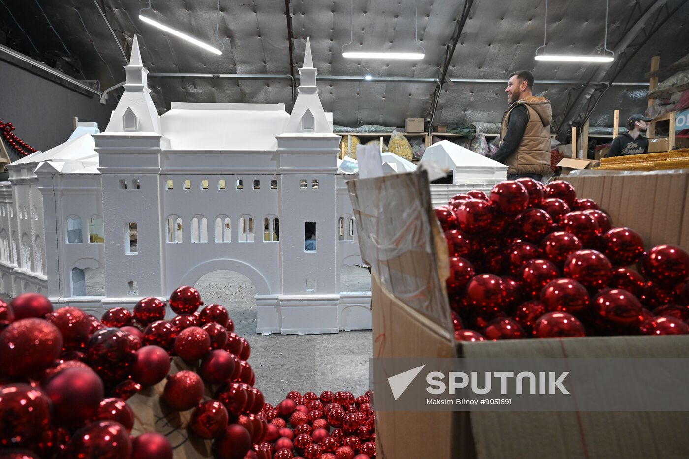 Russia New Year Season Decorations