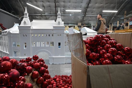 Russia New Year Season Decorations