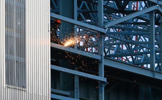 Krasnoyarsk Aluminium Smelter Construction Work