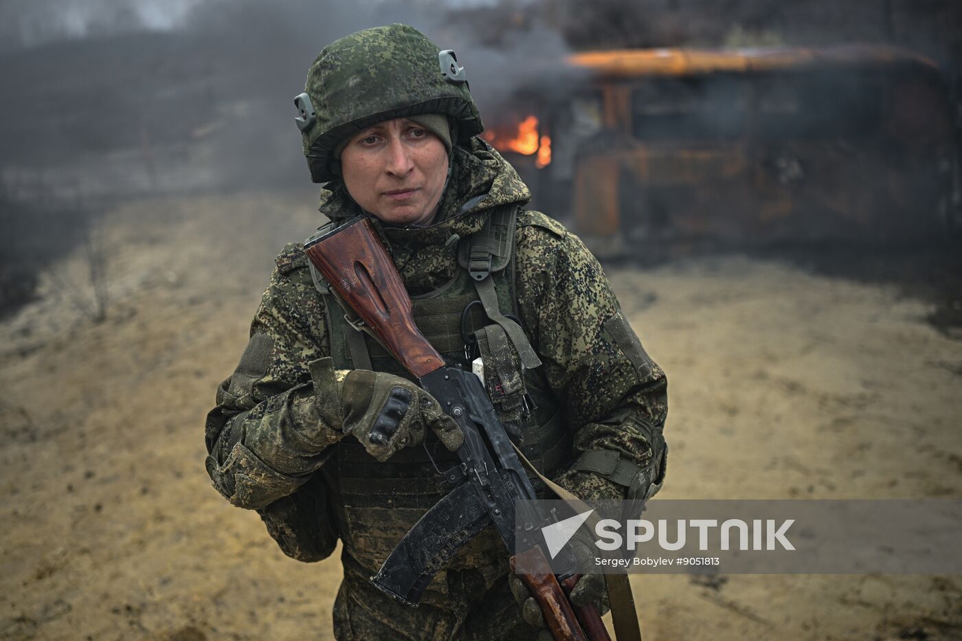 Russia Ukraine Military Operation Motor Rifle Unit
