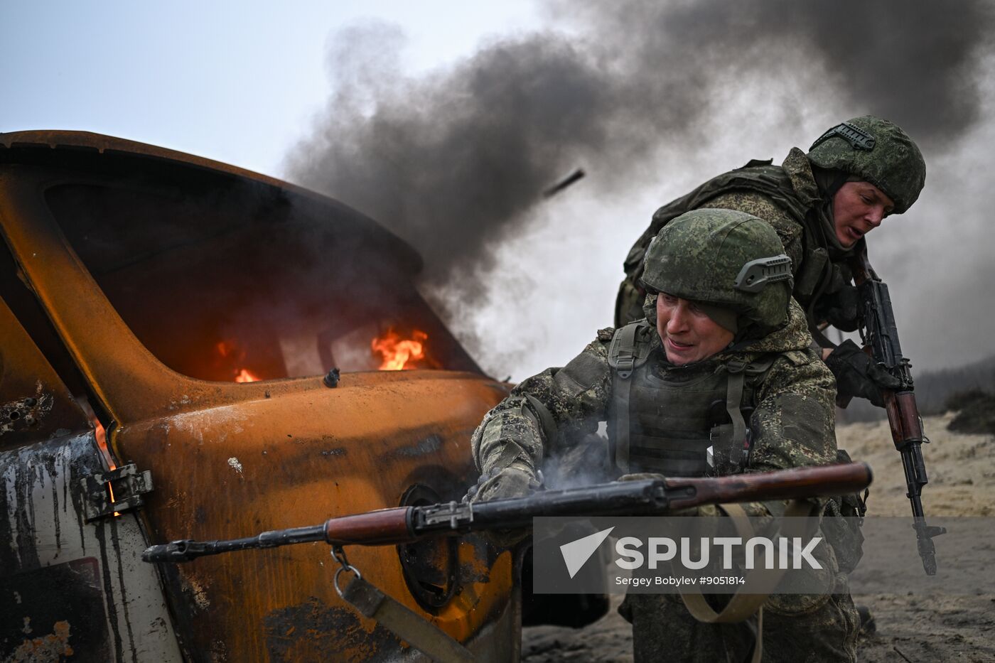 Russia Ukraine Military Operation Motor Rifle Unit