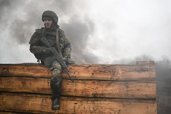 Russia Ukraine Military Operation Motor Rifle Unit