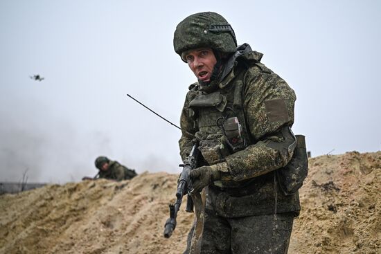 Russia Ukraine Military Operation Motor Rifle Unit