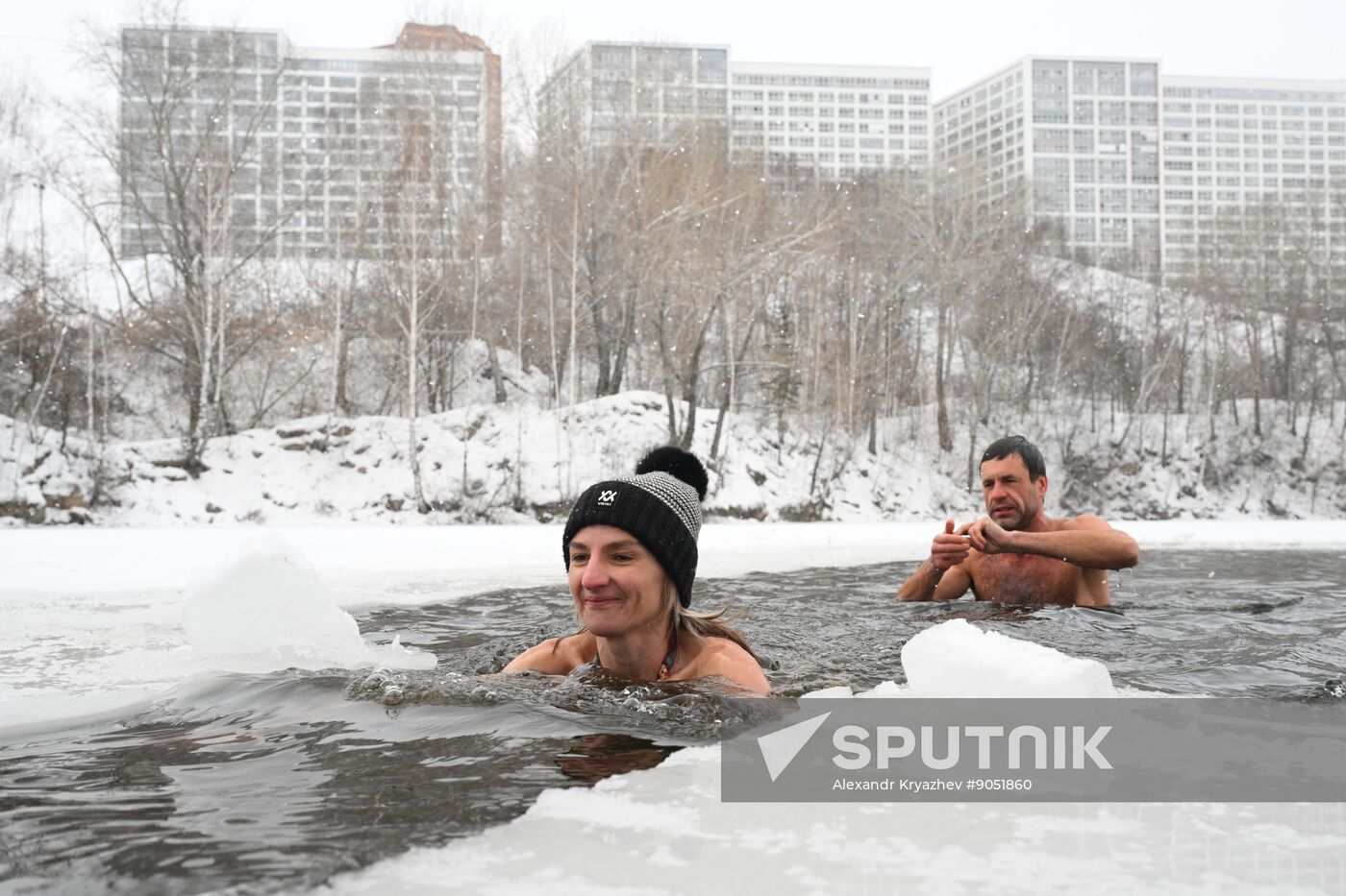 Russia Winter Swimming