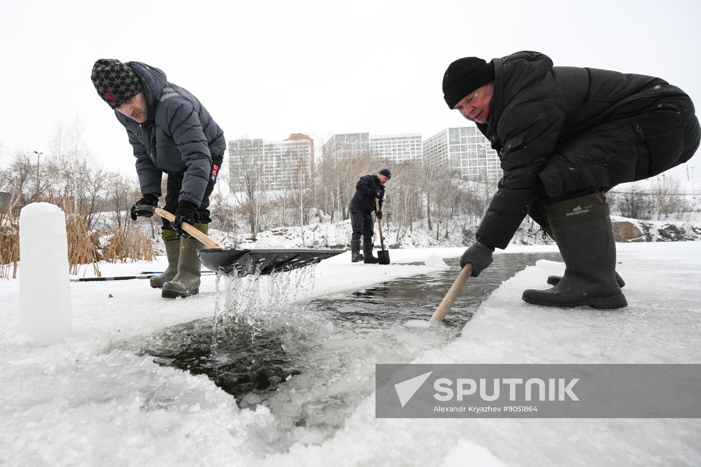 Russia Winter Swimming