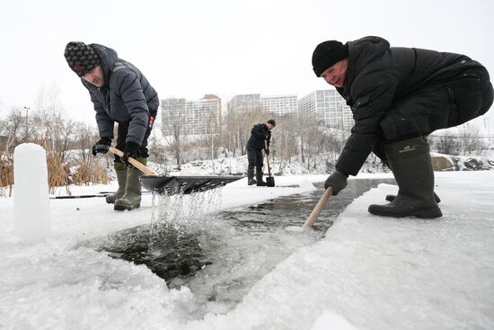 Russia Winter Swimming
