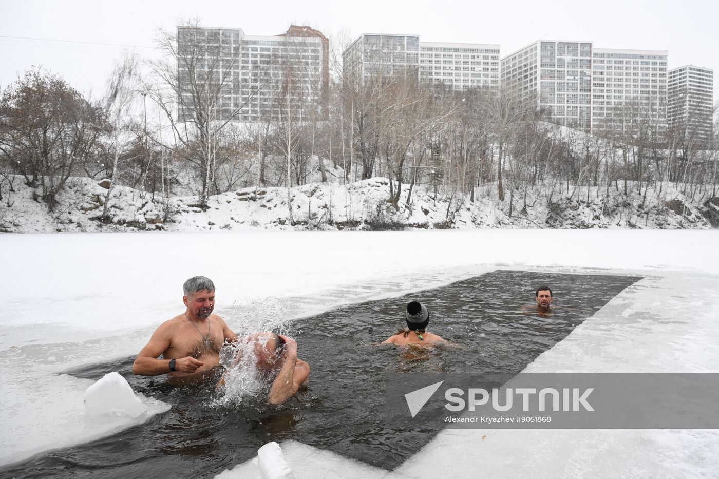 Russia Winter Swimming
