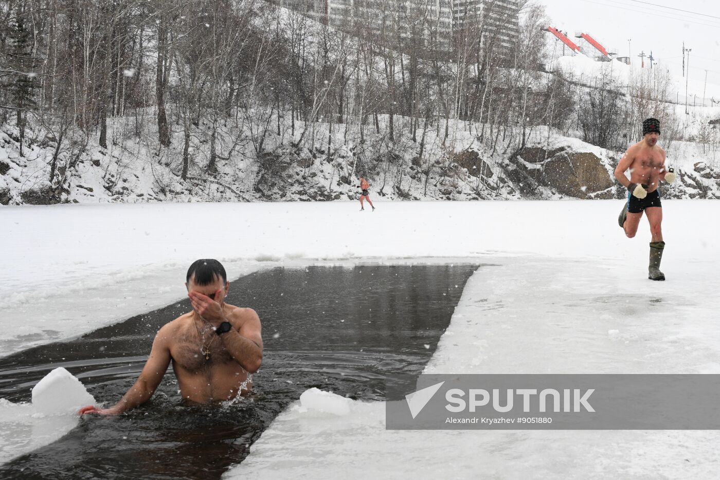 Russia Winter Swimming