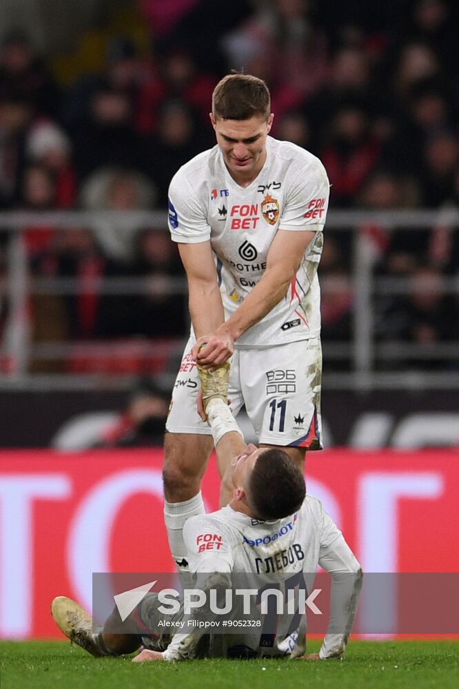 Russia Soccer Premier-League Spartak - CSKA