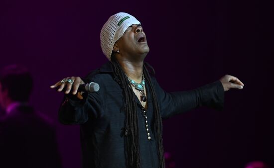 Russia Entertainment Andru Donalds Concert