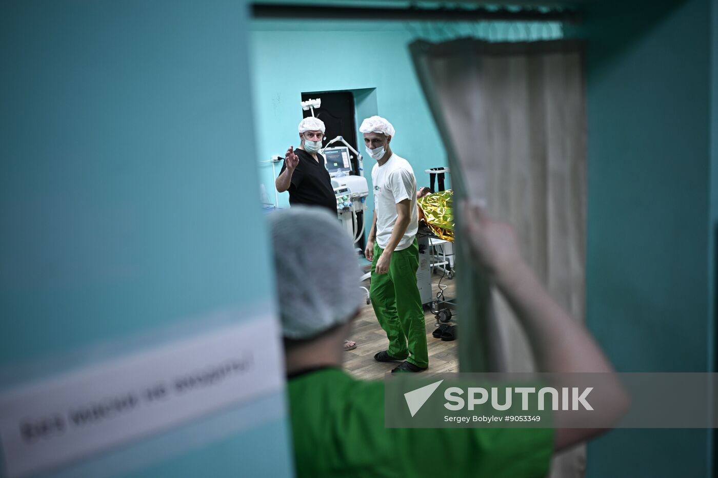 Russia Ukraine Military Operation Akhmat Frontline Hospital