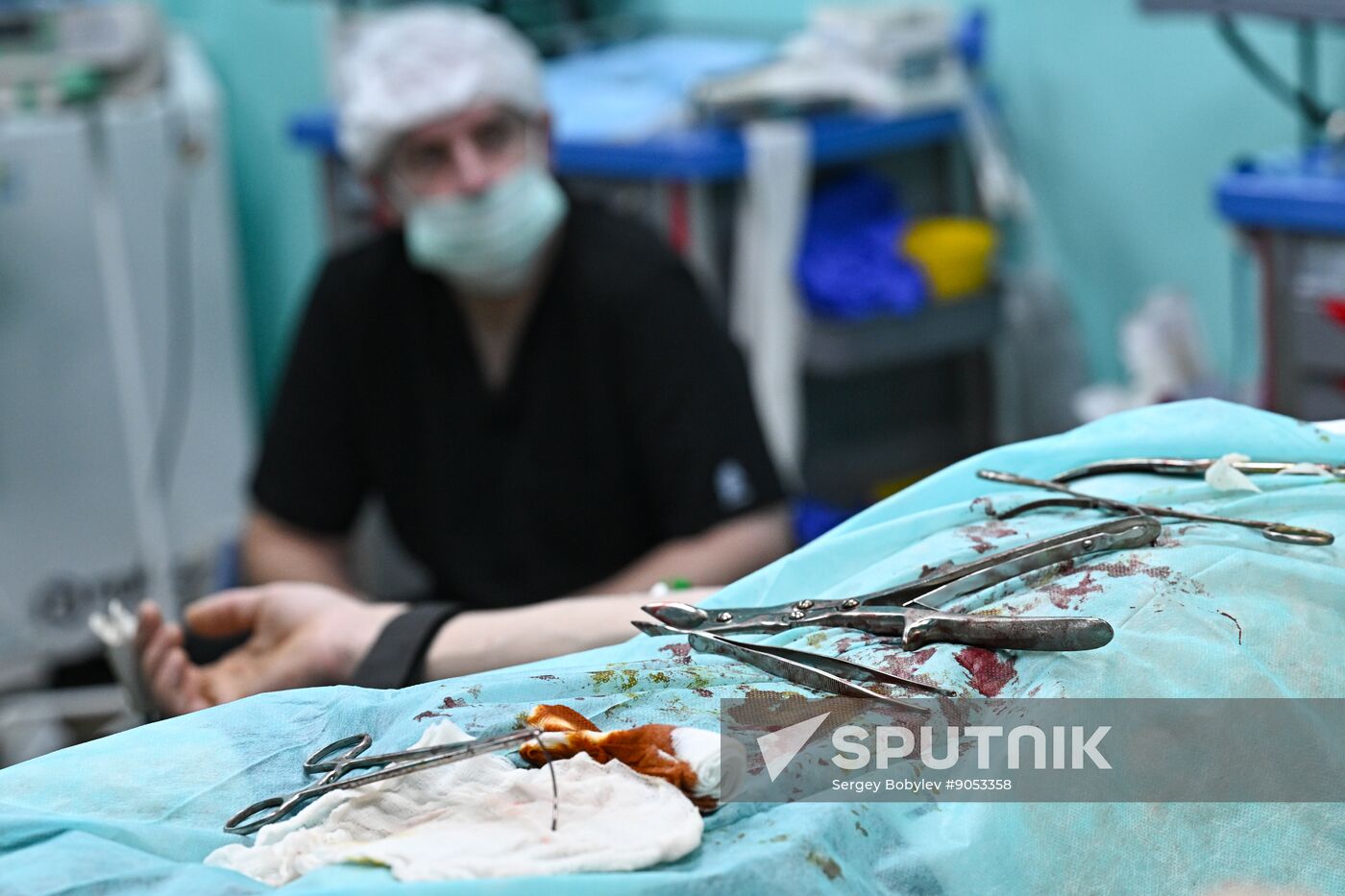 Russia Ukraine Military Operation Akhmat Frontline Hospital