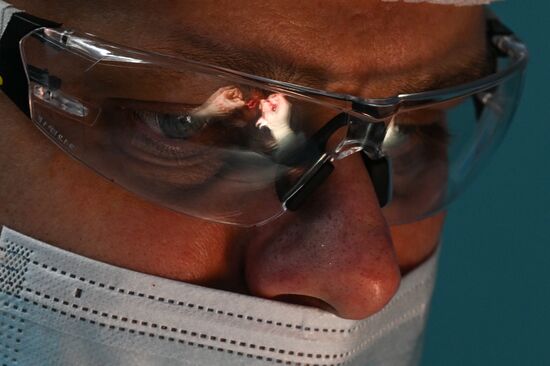 Russia Ukraine Military Operation Akhmat Frontline Hospital